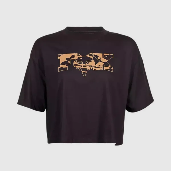 Polera Lifestyle Mujer Cienega Crop Negro Fox - Imagen 3