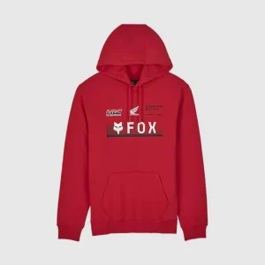 Poleron Lifestyle Canguro Fox x Honda Rojo Fox