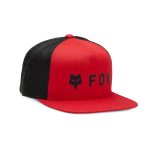 Gorro Jockey Fox Lifestyle Niño Absolute Mesh Snapback Rojo