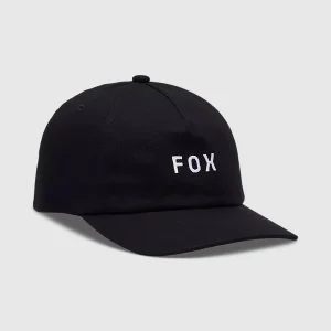 Gorro Jockey Lifestyle Wordmark Ajustable Negro/Blanco