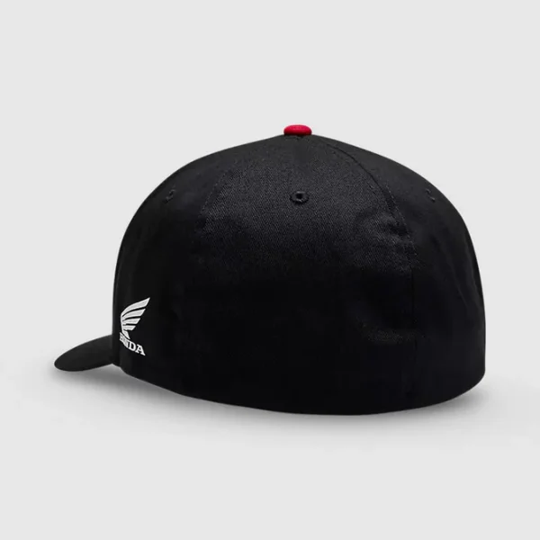 Gorro Jockey Lifestyle Honda Flexfit Negro Fox - Imagen 2