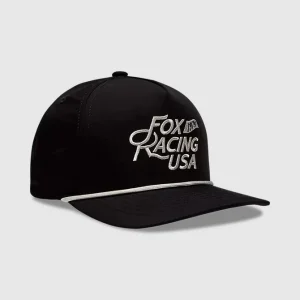 Gorro Jockey Lifestyle Fox Flag Rope Negro Fox
