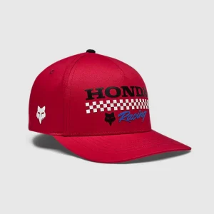 Gorro Jockey Lifestyle Honda Flexfit Rojo Fox