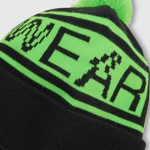 Gorro Lifestyle Throttle Negro/Verde Fox - Imagen 2