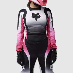 180 Traje Moto Mujer Lean Blk/Pnk