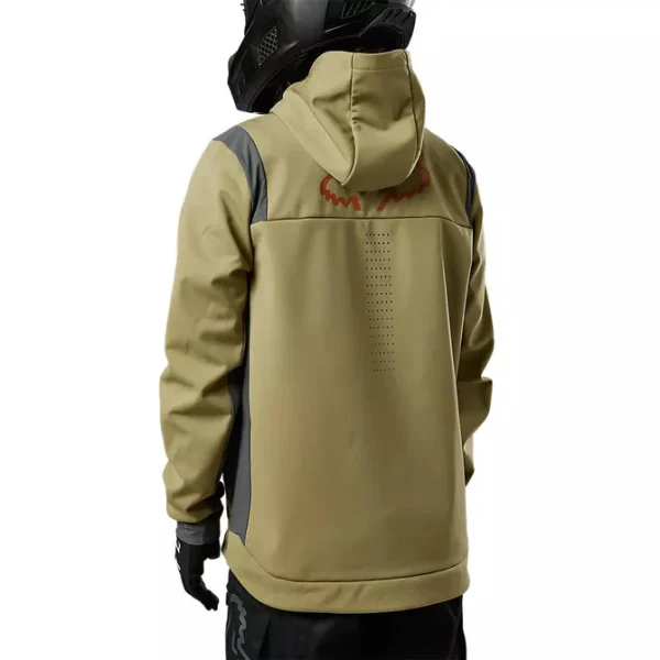 Chaqueta Moto Defend Drive Windblock Zip Cafe Fox - Imagen 2