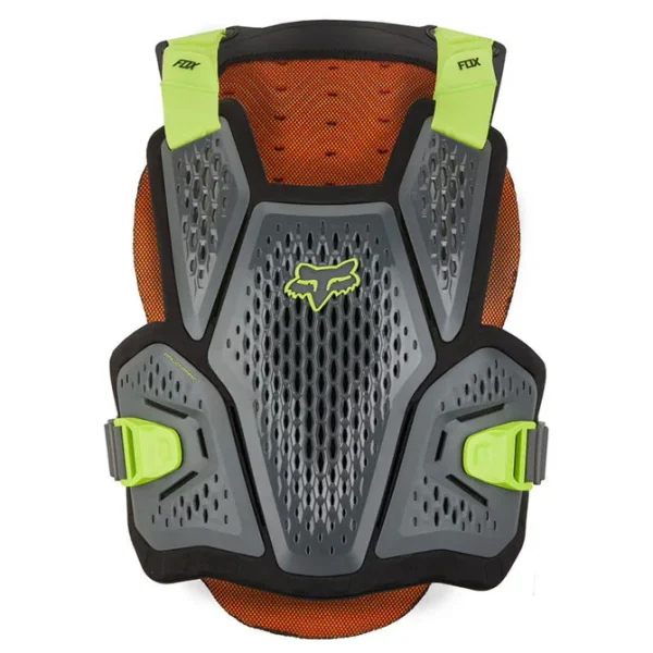 Jofa Moto Raceframe Impact D3O Gris/Amarillo Fox - Imagen 2