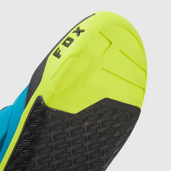 Botas Moto Motion Celeste/Verde Limon Fox - Imagen 5