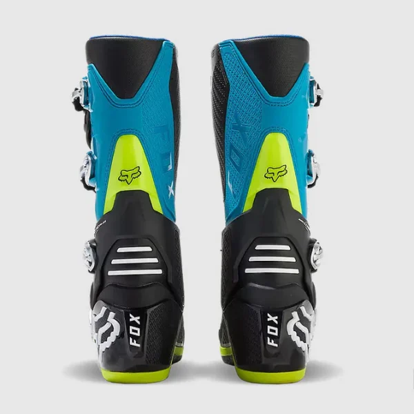 Botas Moto Motion Celeste/Verde Limon Fox - Imagen 3