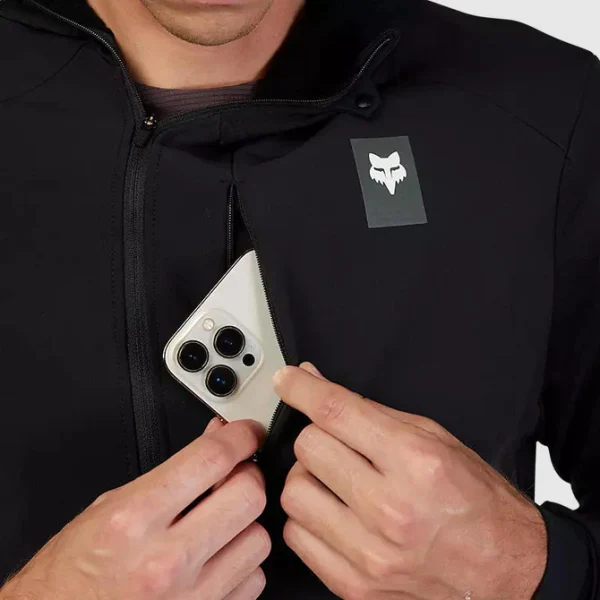 Poleron Bicicleta Defend Thermal Negro Fox - Imagen 3
