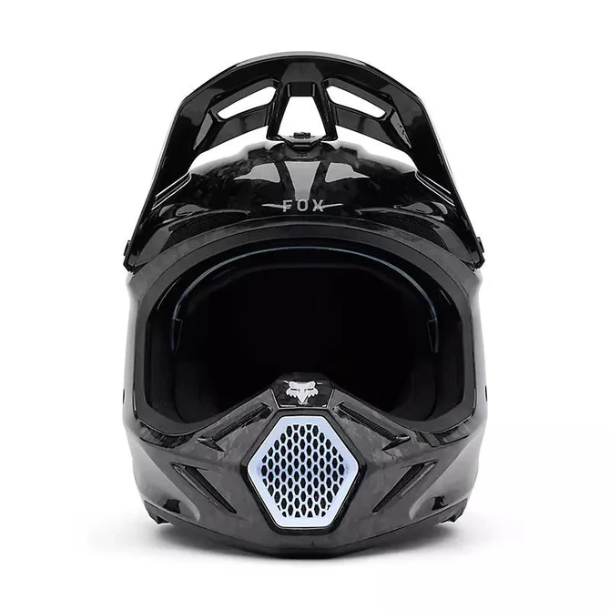 Casco Moto V3 RS Carbon Solid Negro Fox - Imagen 3