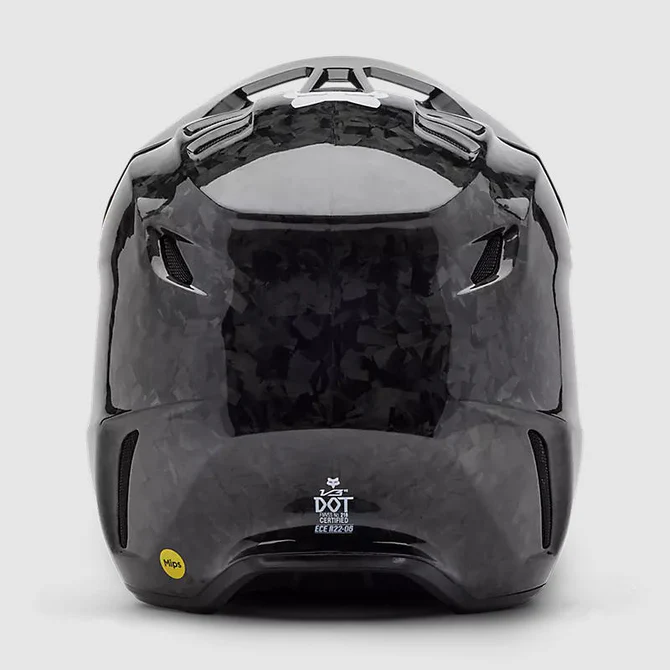 Casco Moto V3 RS Carbon Solid Negro Fox - Imagen 5
