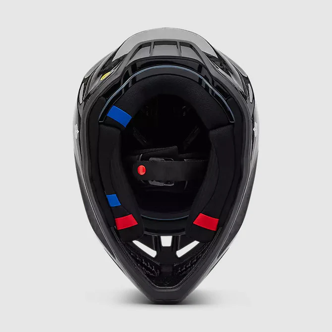 Casco Moto V3 RS Carbon Solid Negro Fox - Imagen 6
