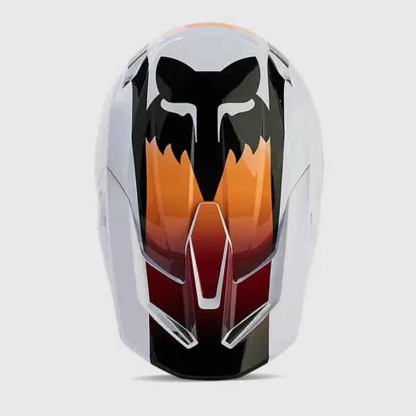Casco Moto V1 Flora Blanco/Negro Fox - Imagen 5