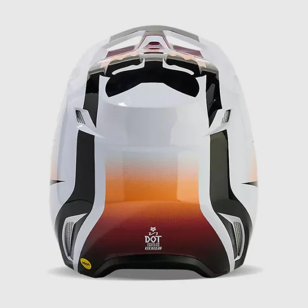 Casco Moto V1 Flora Blanco/Negro Fox - Imagen 4