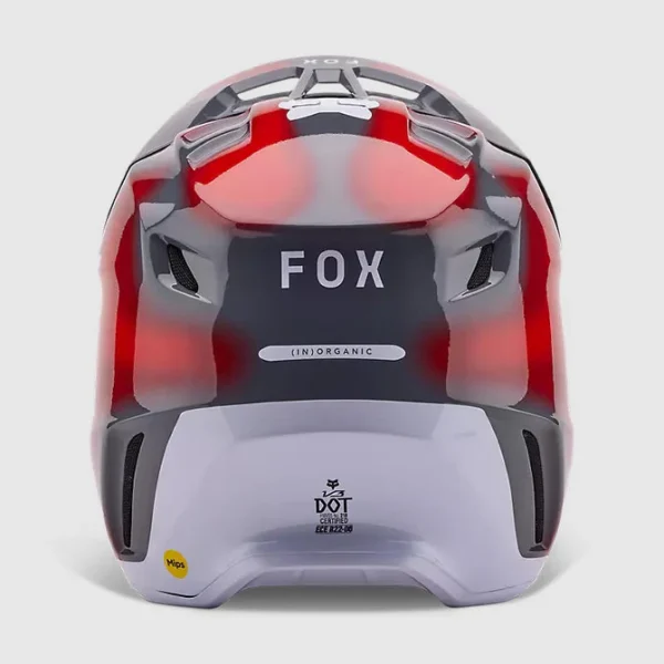 Casco Moto V3 Volatile Rojo/Gris Fox - Imagen 5