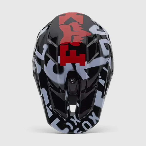 Casco Moto V3 Seventy4 Negro Fox - Imagen 5