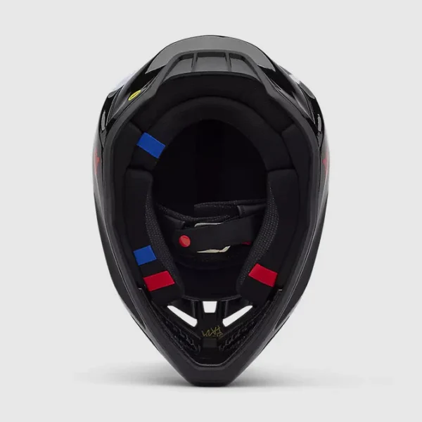 Casco Moto V3 Seventy4 Negro Fox - Imagen 4