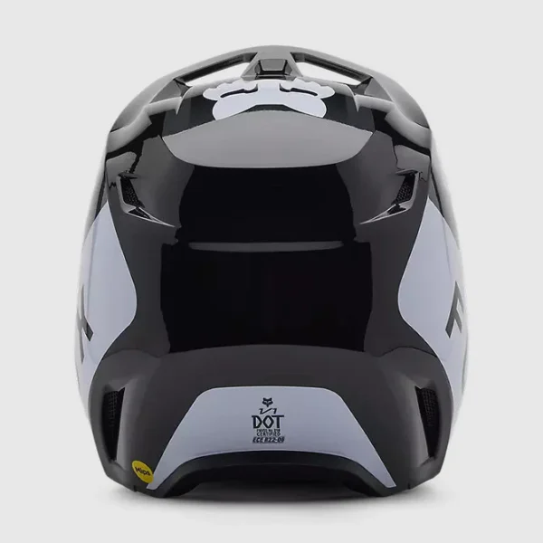 Casco Moto V1 Lean Negro Fox - Imagen 4