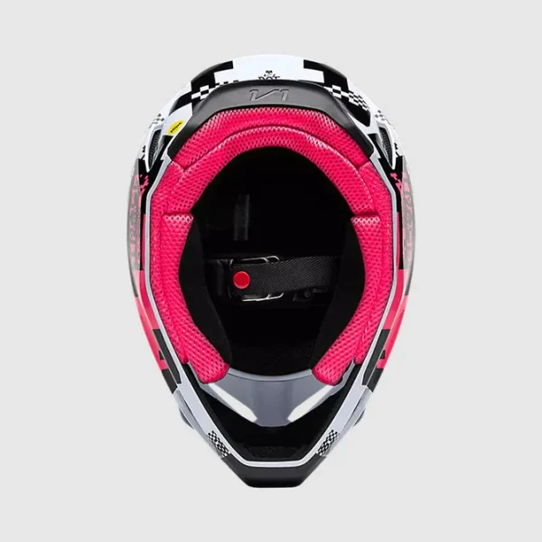 Casco Moto V1 Digi Image Negro/Rosado Negro Fox - Imagen 5