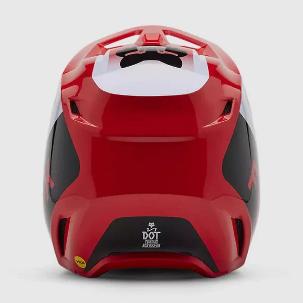 Casco Moto V1 Lean Rojo Fox - Imagen 4