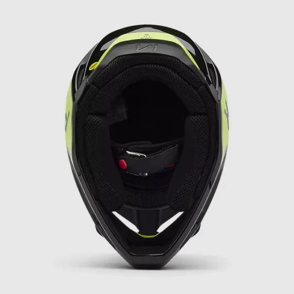 Casco Moto V1 Lean Gris/Amarillo Fox - Imagen 5