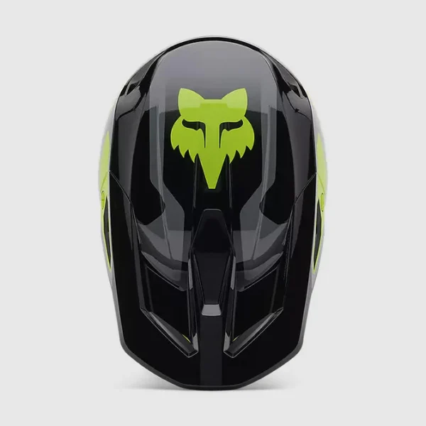Casco Moto V1 Lean Gris/Amarillo Fox - Imagen 3