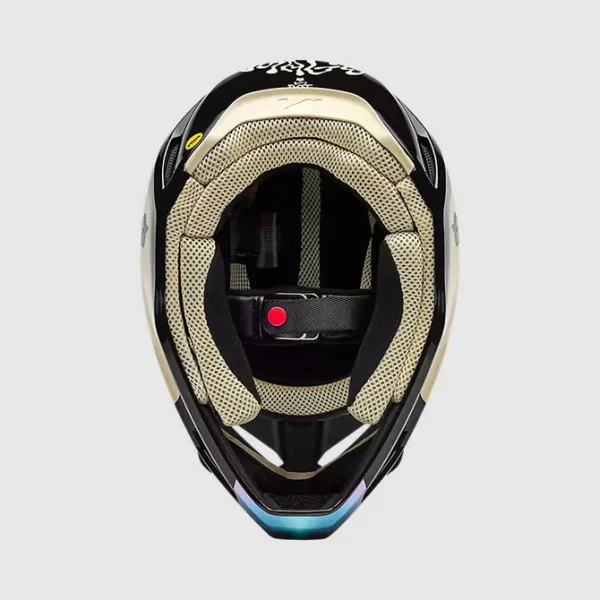 Casco Moto V1 Hello Future Negro/Cafe Fox - Imagen 6