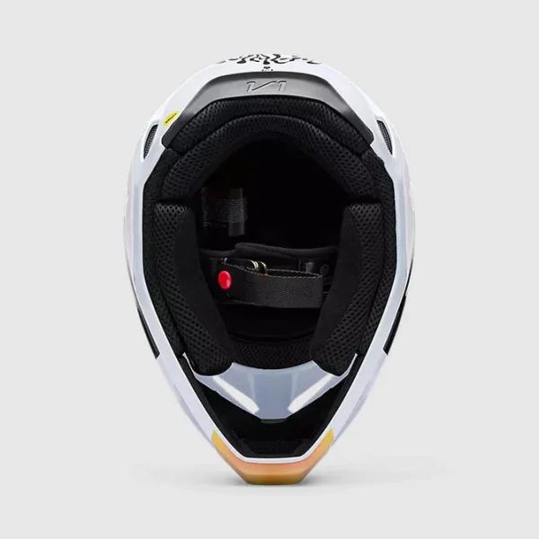 Casco Moto V1 Hello Future Blanco Fox - Imagen 6