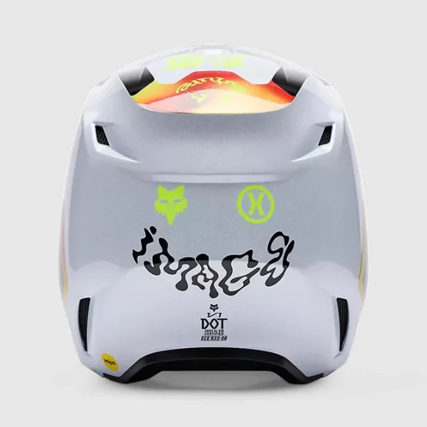 Casco Moto V1 Hello Future Blanco Fox - Imagen 5