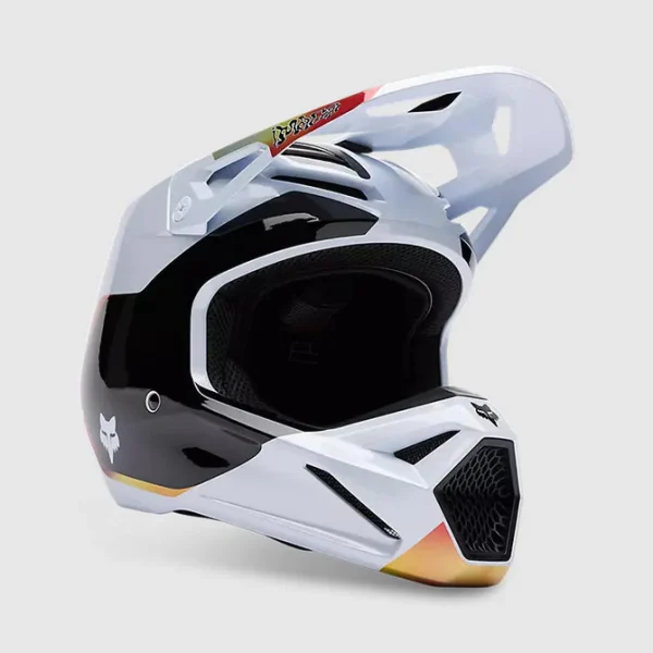 Casco Moto V1 Hello Future Blanco Fox - Imagen 2
