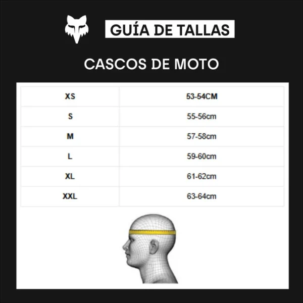 Casco Moto V1 Flora Blanco/Negro Fox - Imagen 8
