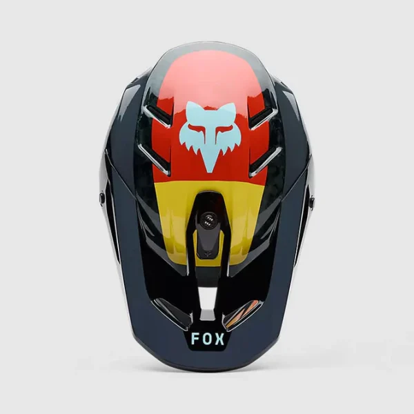 Casco Moto V3 RS Grid Negro/Rojo Fox - Imagen 3