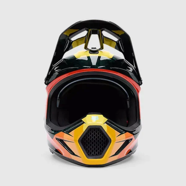 Casco Moto V3 RS Grid Negro/Rojo Fox - Imagen 4