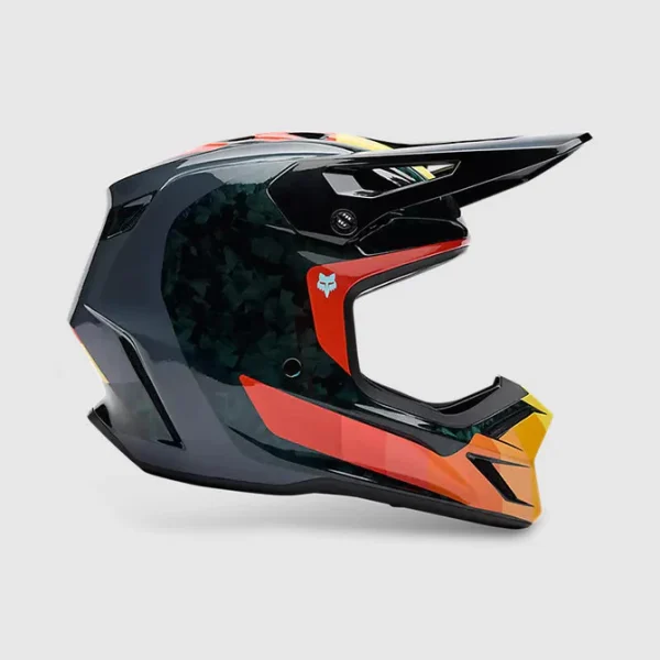 Casco Moto V3 RS Grid Negro/Rojo Fox
