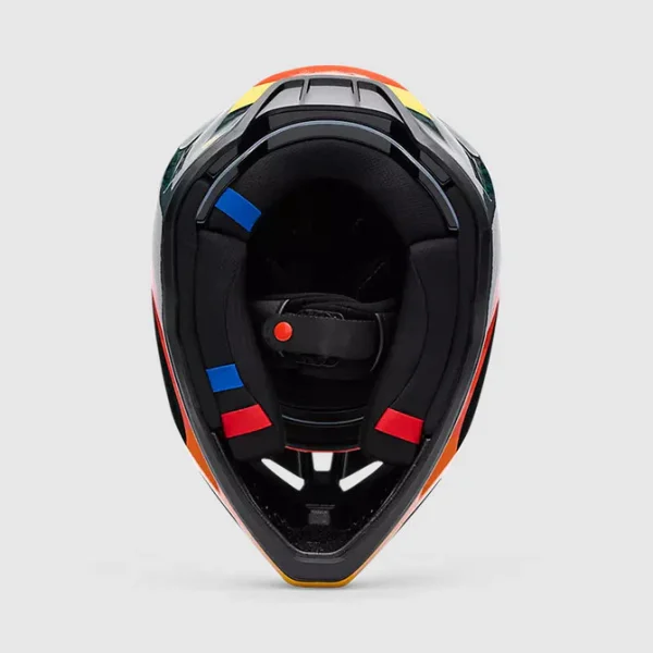Casco Moto V3 RS Grid Negro/Rojo Fox - Imagen 2