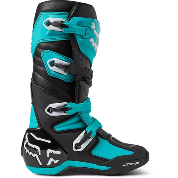 Botas Moto Comp Celeste Fox - Imagen 3