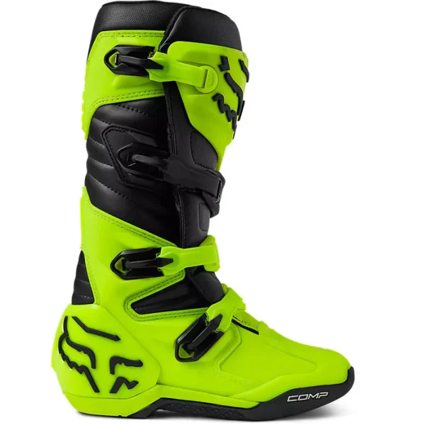 Botas Moto Comp Amarillo Fox - Imagen 2