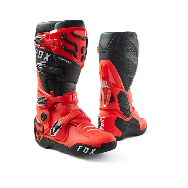 Botas Moto Instinct Rojo Fox