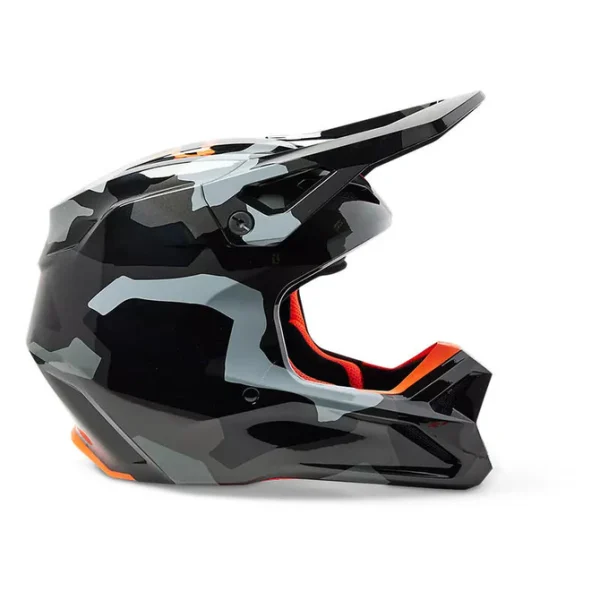 Casco Moto V1 Bnkr Camo Negro Fox - Imagen 2