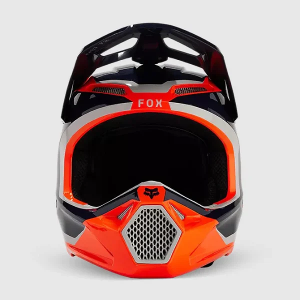 Casco Moto V1 Nitro Naranjo Fox - Imagen 3