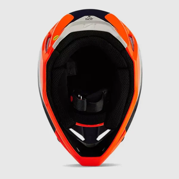 Casco Moto V1 Nitro Naranjo Fox - Imagen 7