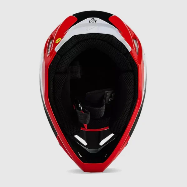 Casco Moto V1 Nitro Rojo Fox - Imagen 4