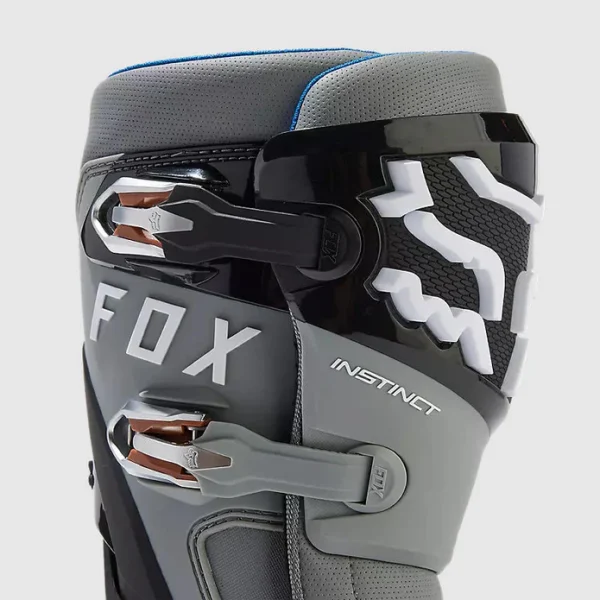 Botas Moto Instinct Negro/Gris/Cafe Fox - Imagen 3