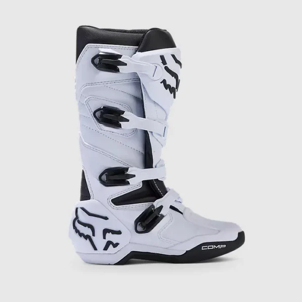 Botas Moto Niño Comp Blanco Fox - Imagen 2