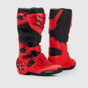 Botas Moto Niño Comp Rojo Fox