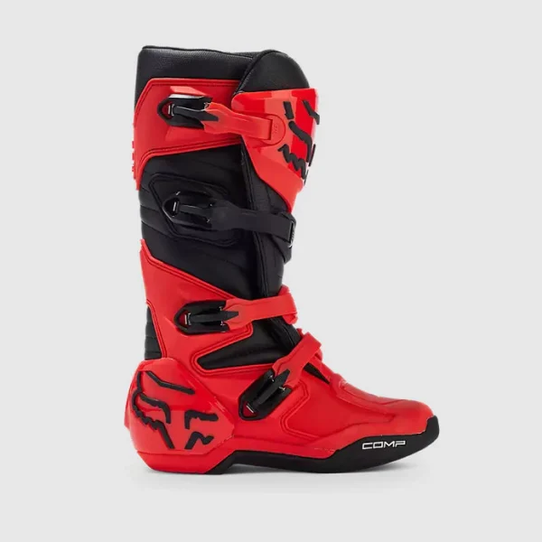 Botas Moto Niño Comp Rojo Fox - Imagen 2