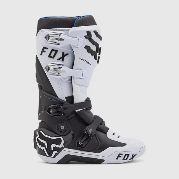 Botas Moto Instinct Blanco/Negro Fox - Imagen 2