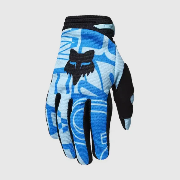 Guantes Moto Niña 180 Race Spec Azul Fox