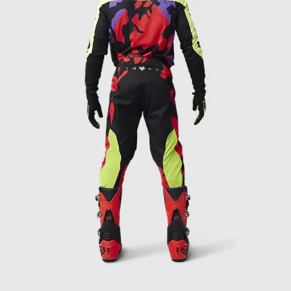 Pantalon Moto 360 Throttle Negro/Rojo Fox - Imagen 4